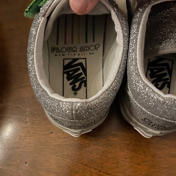 Vans Old Skool Shoes Size 4 Men 5.5 Women Sprinkles & Smiles Flour Shop Silver. - Picture 6 of 8